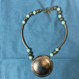 Park Lane Codie necklace. Turquoise and silver beads.